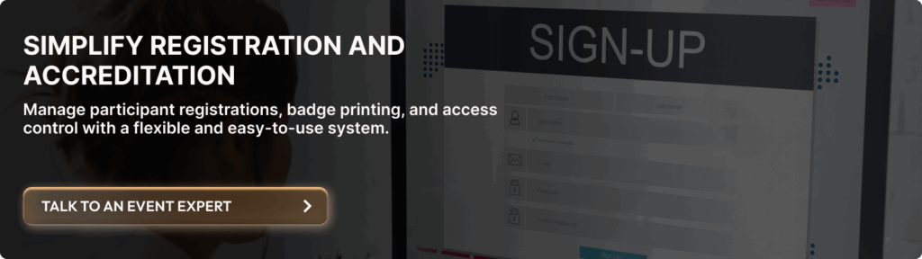 simplify registration and accredition